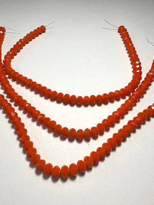 NEW! Deep orange beads