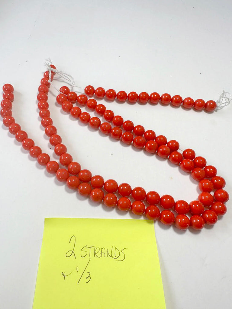 NEW! Coral-Colored beads
