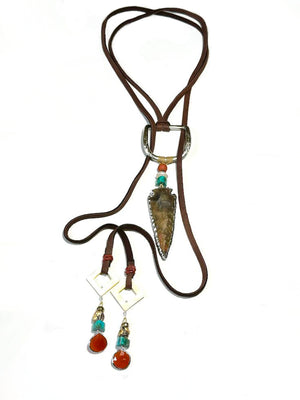 Arrowhead Buckle Necklace