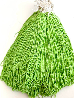 Green Seed Beads