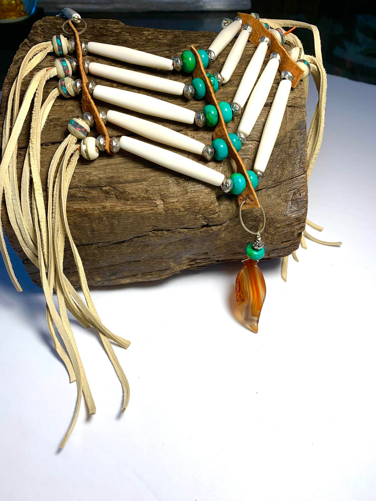 Tribal Fringe Necklace
